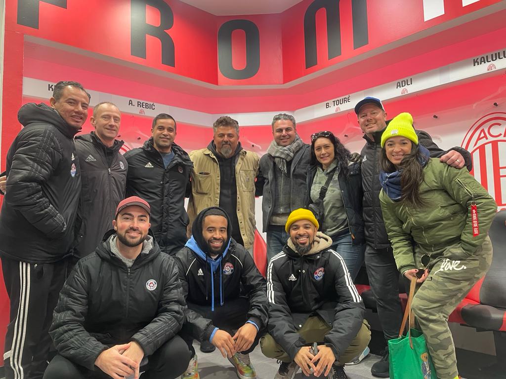 Coaches visit Milan for Coaching Education Trip