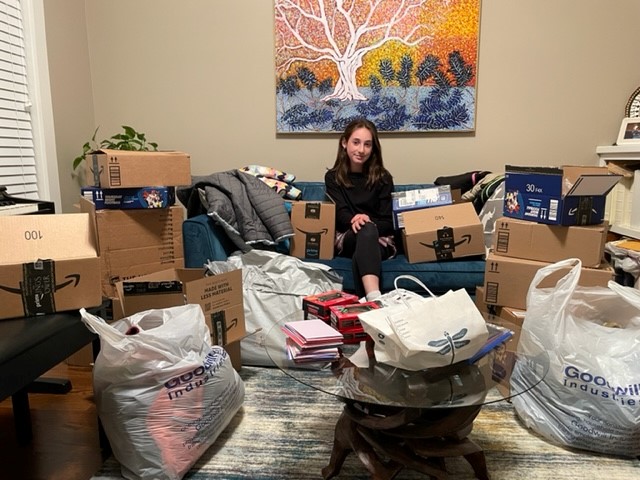 Arlington Soccer's Sophie Moret organizes technology and clothing drive for Ukrainian refugees